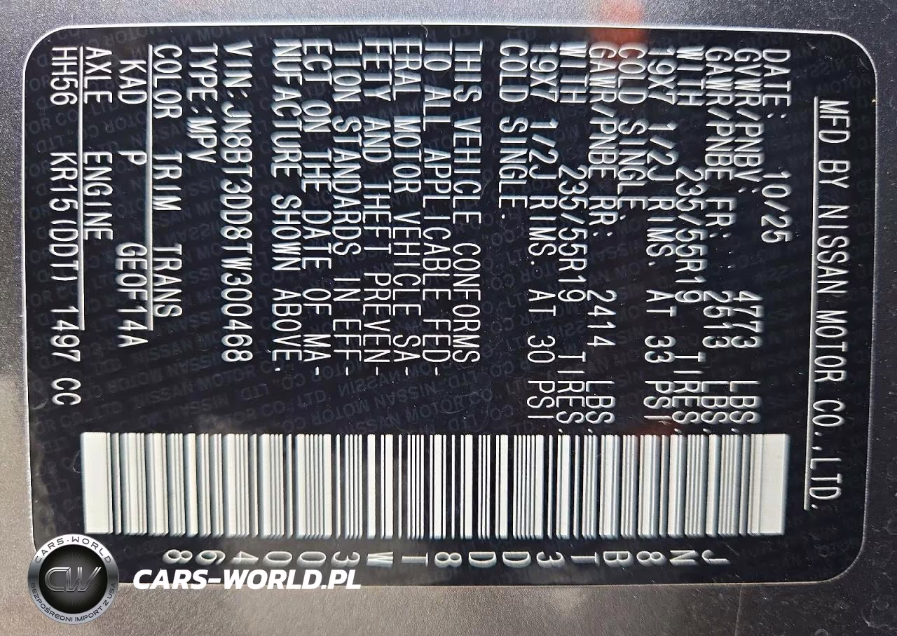 2026 Nissan Rogue Platinum VIN:JN8BT3DD8TW300468 - 14