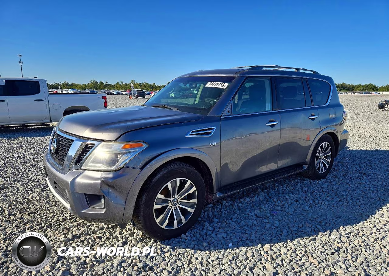 2017 Nissan Armada Sl VIN:JN8AY2ND2H9000839 - 1