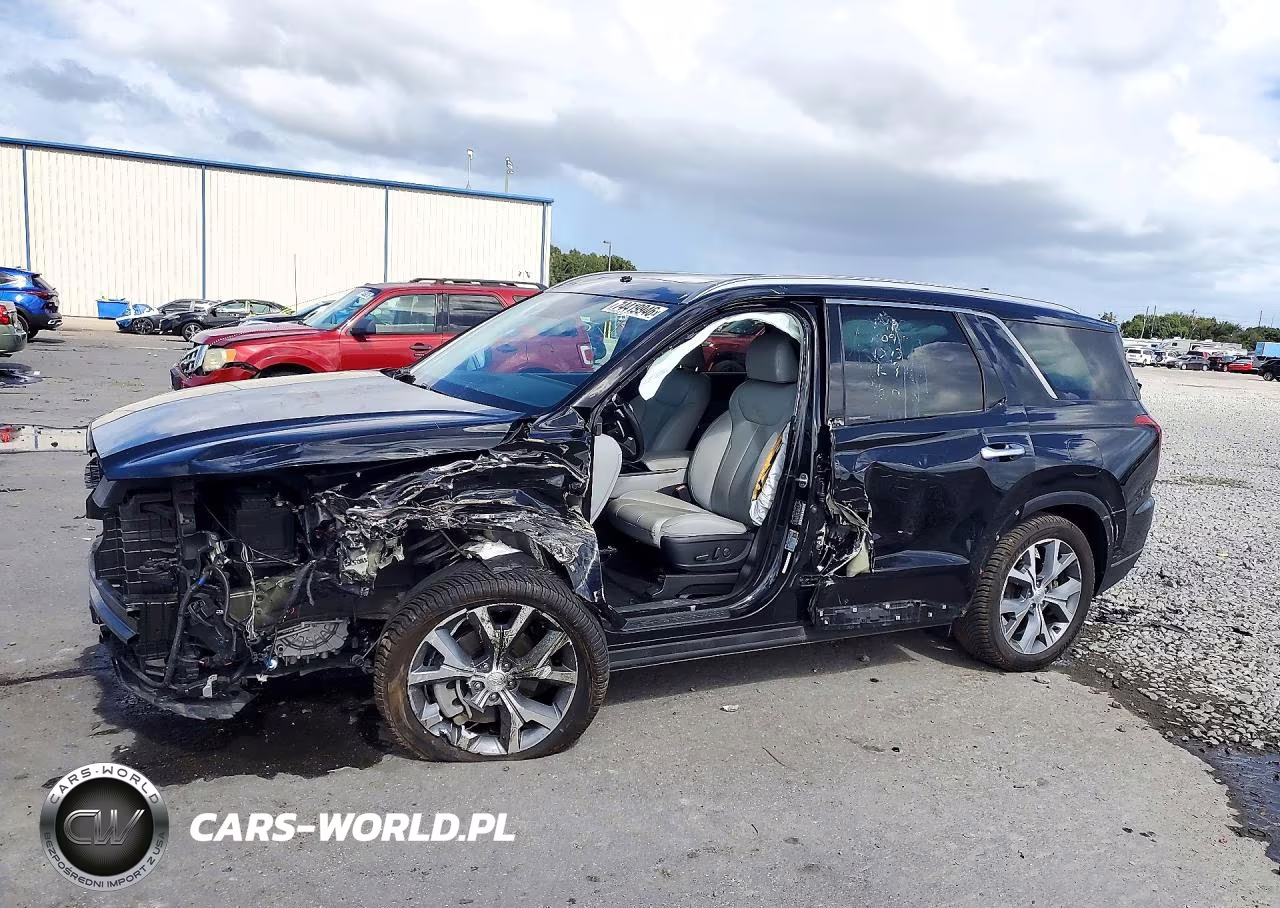 2021 Hyundai Palisade Sel VIN:KM8R44HE9MU317000 - 1