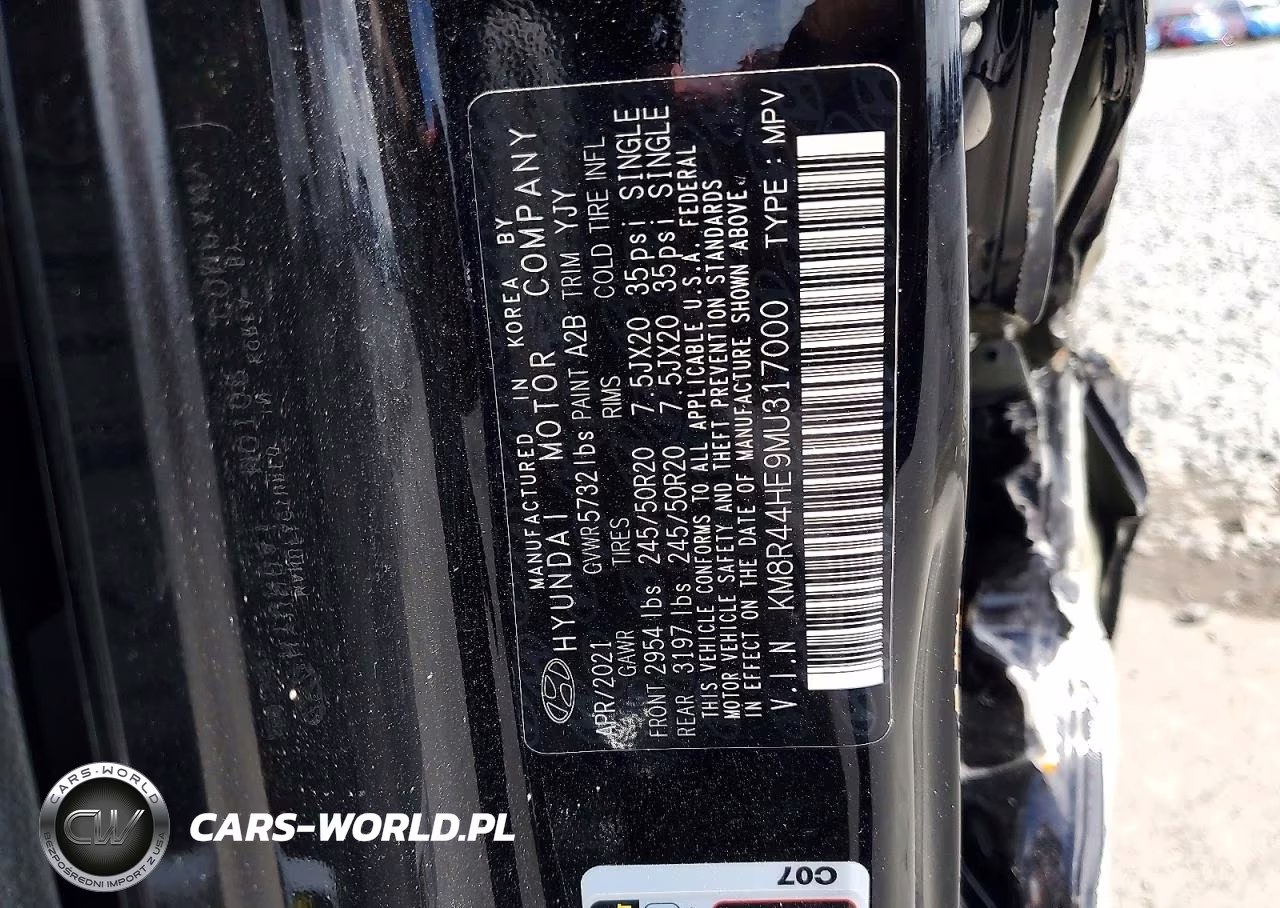 2021 Hyundai Palisade Sel VIN:KM8R44HE9MU317000 - 14
