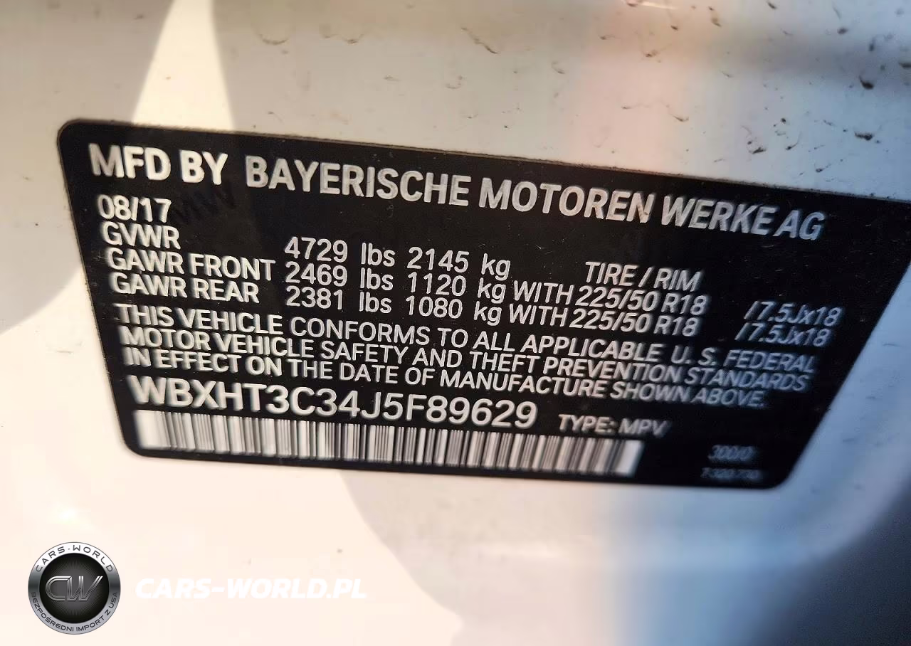 2018 BMW X1 xDrive28I VIN:WBXHT3C34J5F89629 - 13