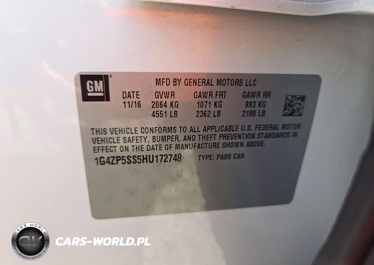 2017 Buick Lacrosse Essence VIN:1G4ZP5SS5HU172748 - 12