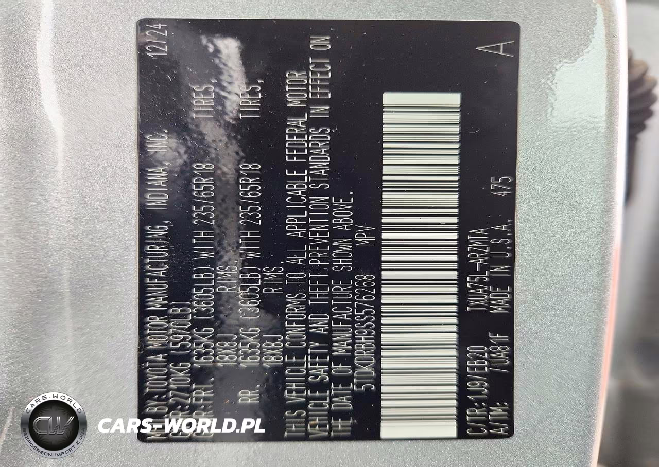 2025 Toyota Highlander Xle VIN:5TDKDRBH9SS576268 - 13