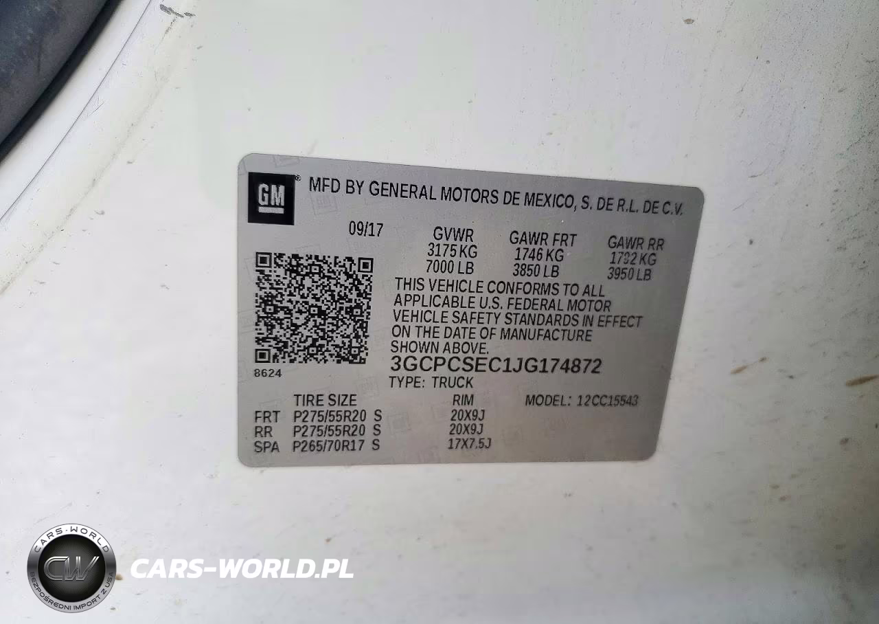 2018 Chevrolet Silverado C1500 Ltz VIN:3GCPCSEC1JG174872 - 12