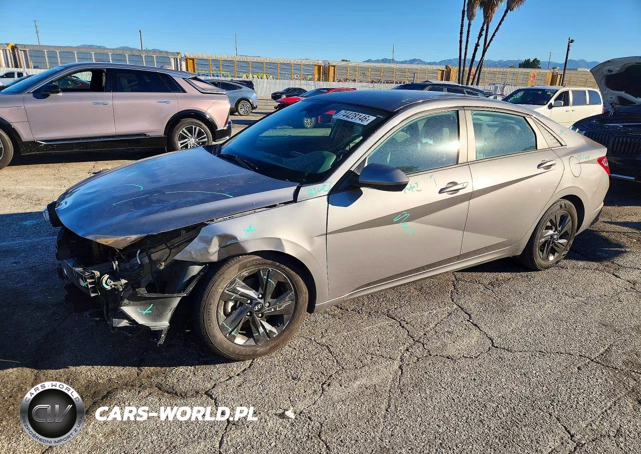 2021 Hyundai Elantra Sel VIN:KMHLS4AG4MU098972 - 1