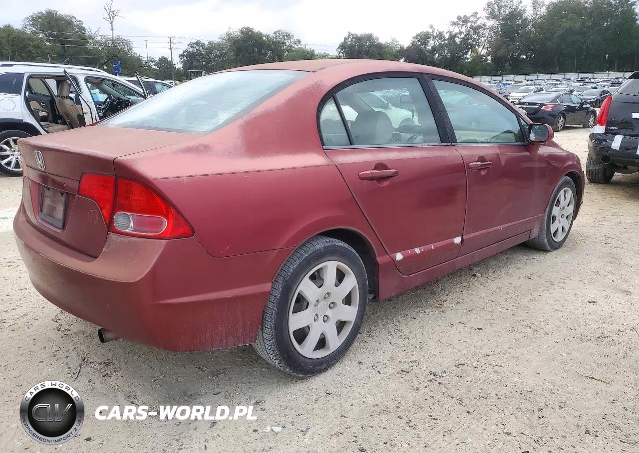 2008 Honda Civic Lx VIN:1HGFA16578L059834 - 3