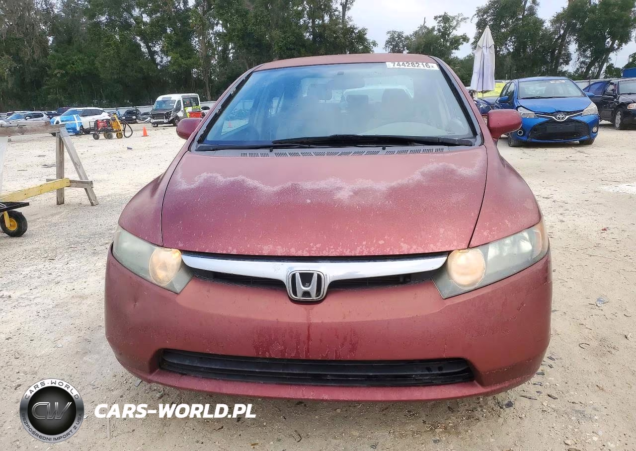 2008 Honda Civic Lx VIN:1HGFA16578L059834 - 5