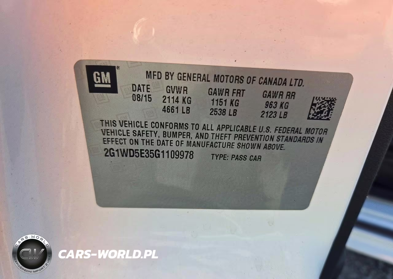 2016 Chevrolet Impala Limited Police VIN:2G1WD5E35G1109978 - 12