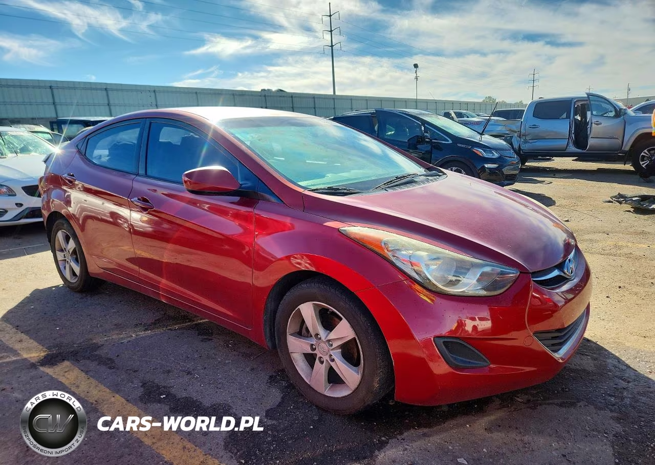 2011 Hyundai Elantra Gls VIN:KMHDH4AE6BU102471 - 4