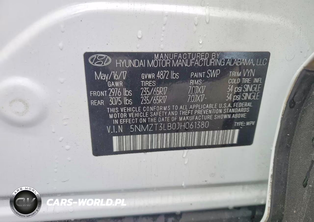 2018 Hyundai Santa Fe Sport VIN:5NMZT3LB0JH061380 - 14