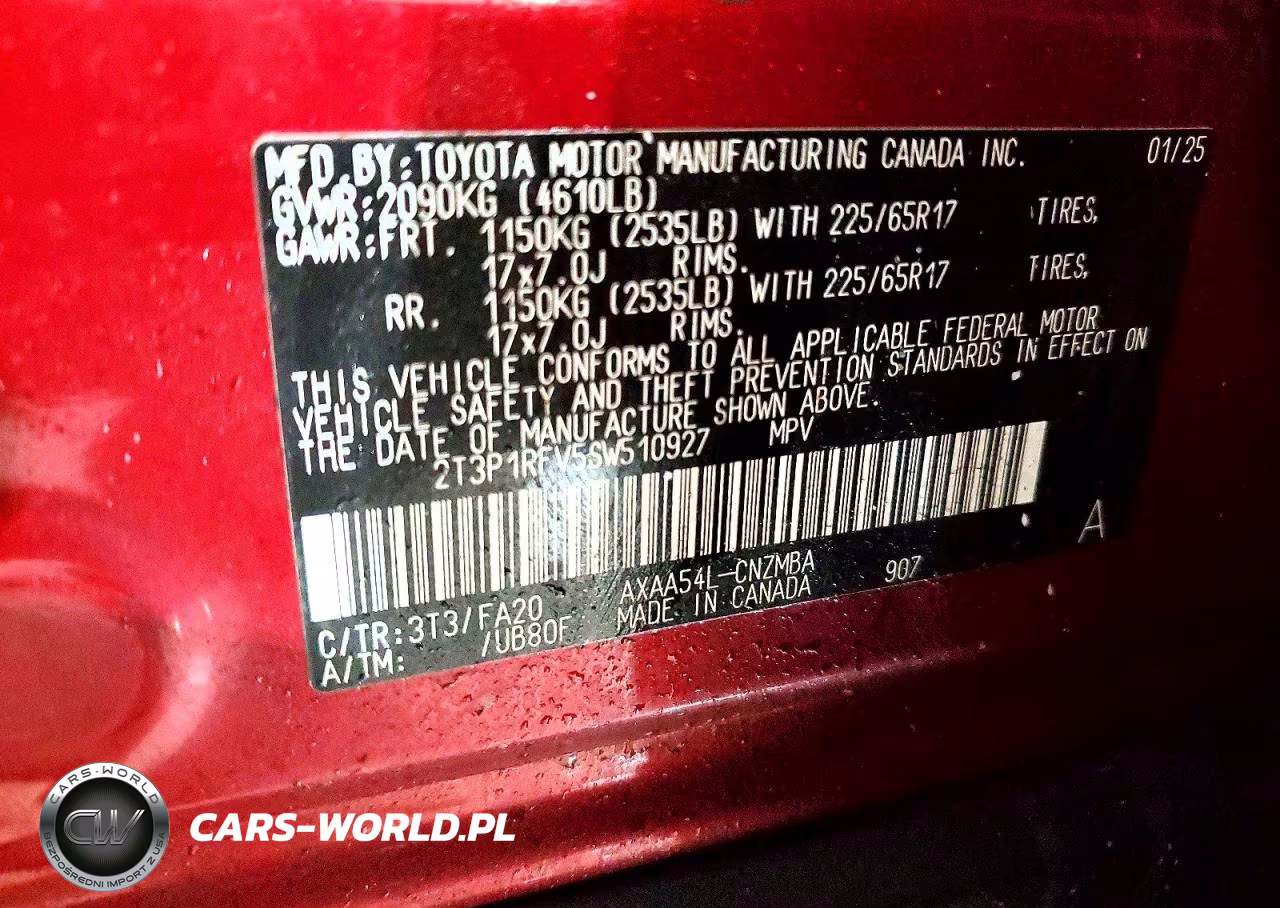 2025 Toyota Rav4 Xle VIN:2T3P1RFV5SW510927 - 13
