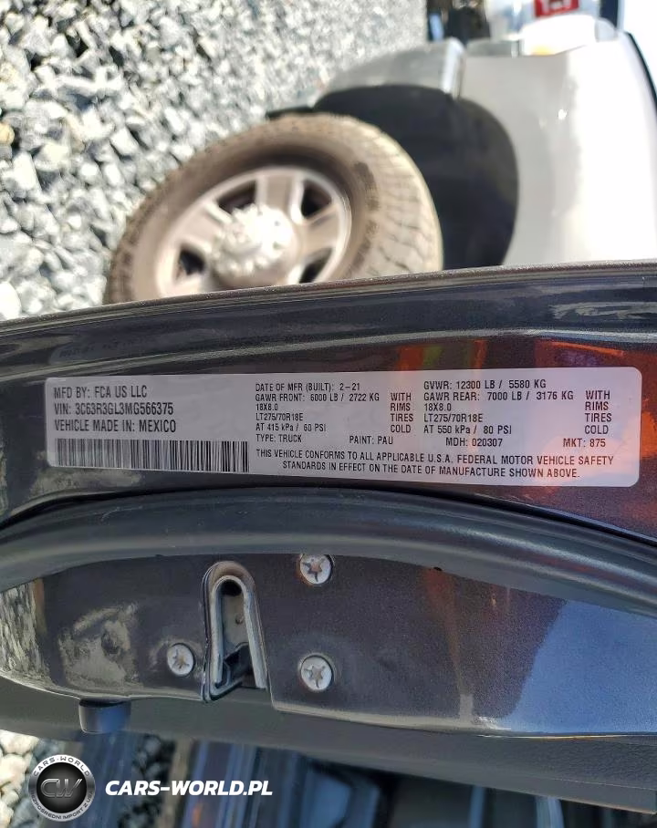 2021 Ram 3500 Tradesman VIN:3C63R3GL3MG566375 - 12