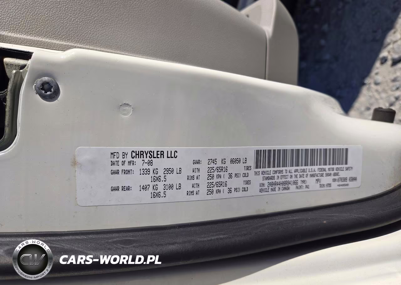 2008 Chrysler Town & Country Lx VIN:2A8HR44H08R841066 - 13