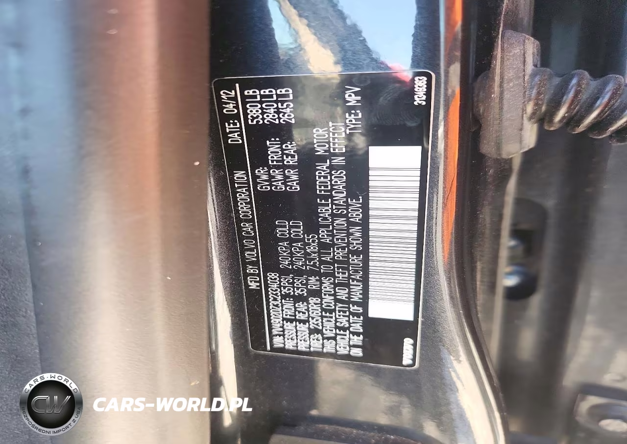 2012 Volvo Xc60 VIN:YV4902DZ3C2334038 - 13