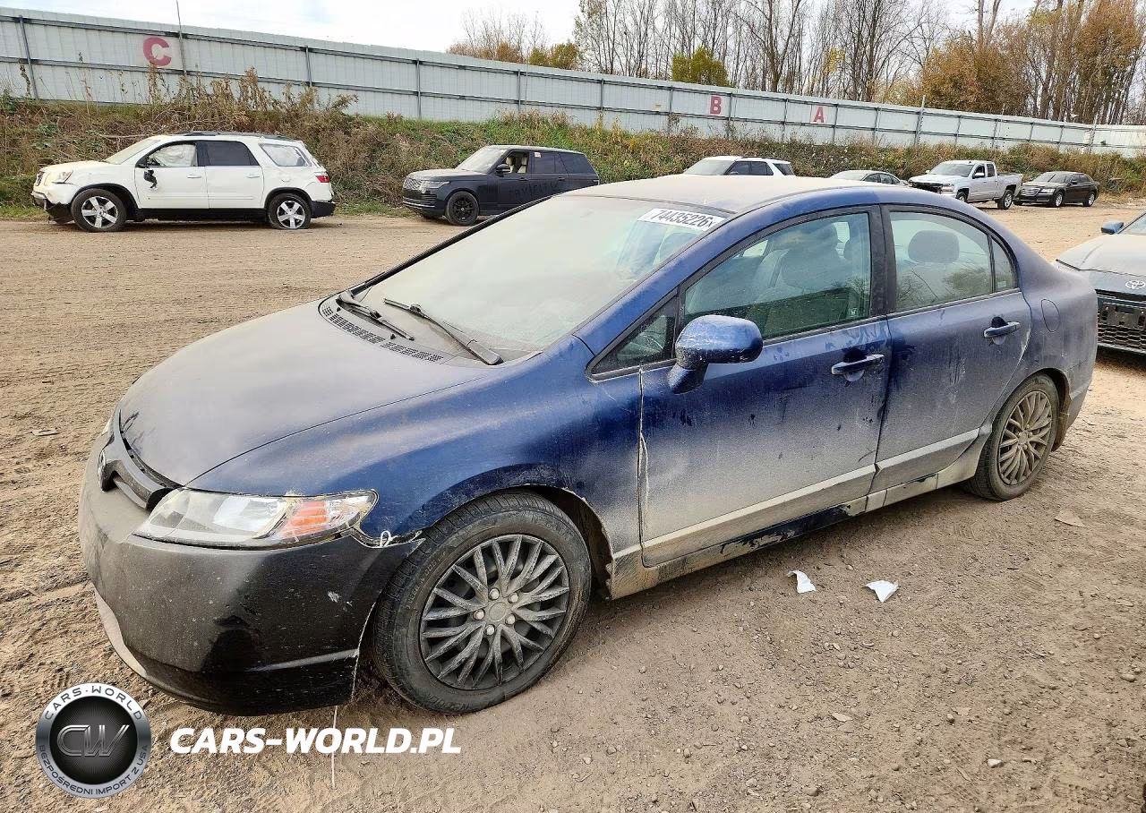 2008 Honda Civic Lx VIN:1HGFA16518L046867 - 1