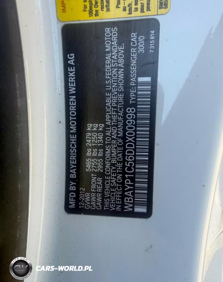 2013 BMW 650 Xi VIN:WBAYP1C56DDX00998 - 10