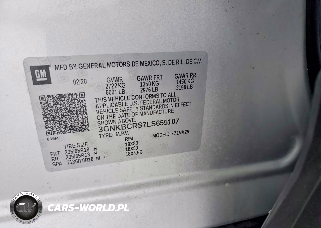 2020 Chevrolet Blazer 2Lt VIN:3GNKBCRS7LS655107 - 13