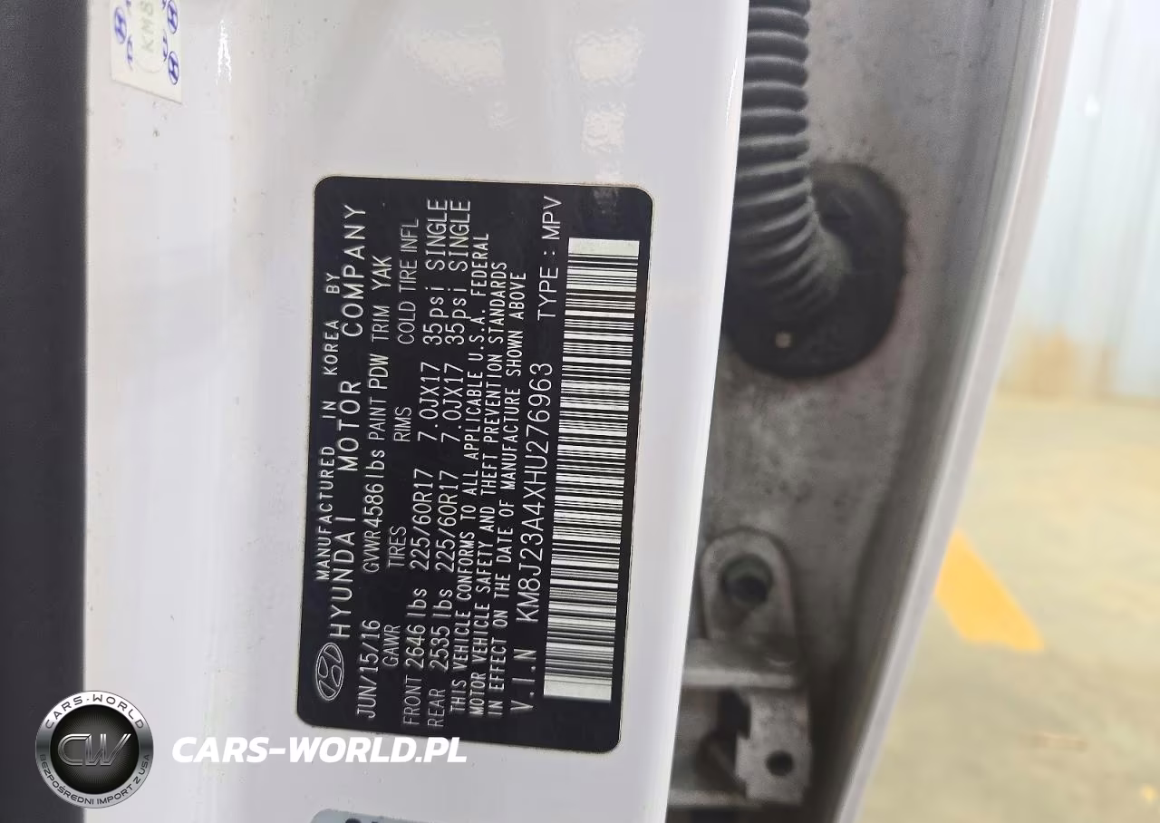 2017 Hyundai Tucson Se VIN:KM8J23A4XHU276963 - 13