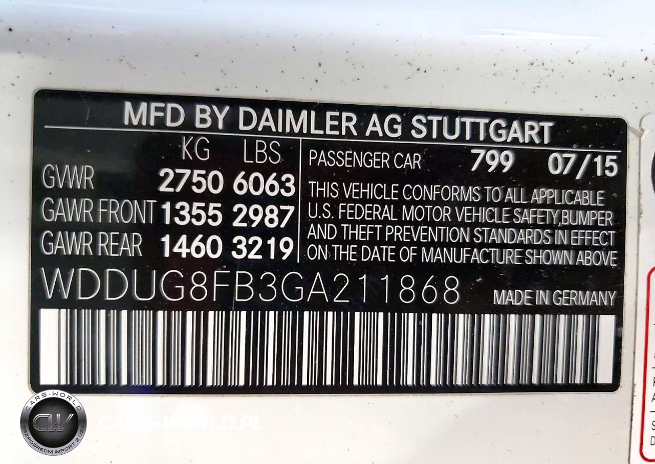 2016 Mercedes-Benz S 550 4Matic VIN:WDDUG8FB3GA211868 - 12