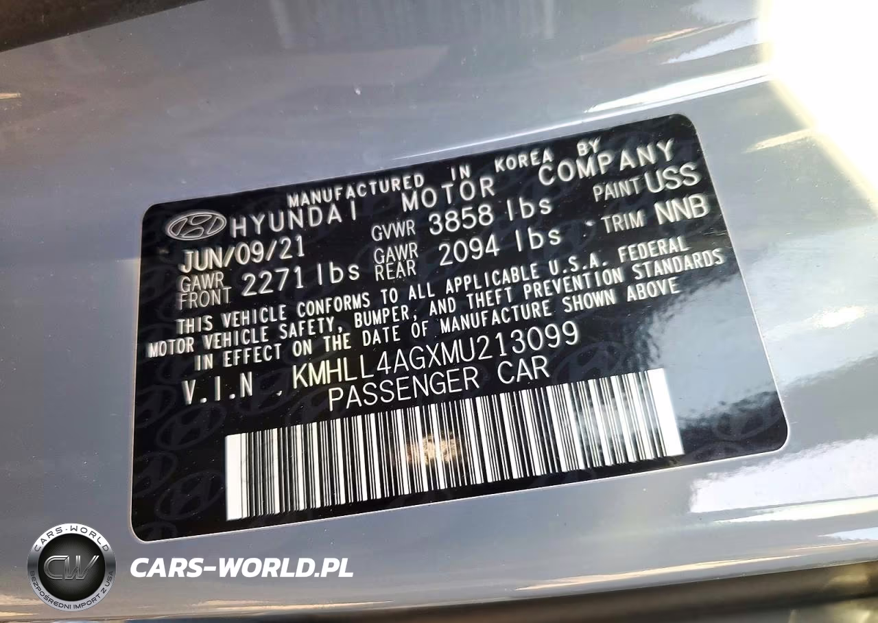 2021 Hyundai Elantra Se VIN:KMHLL4AGXMU213099 - 12