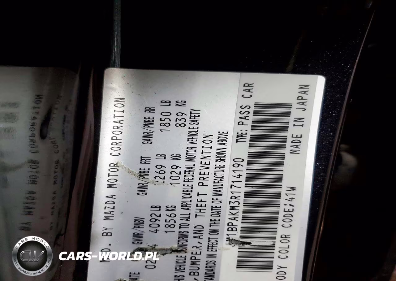 2024 Mazda 3 Select Sport VIN:JM1BPAKM3R1714190 - 12
