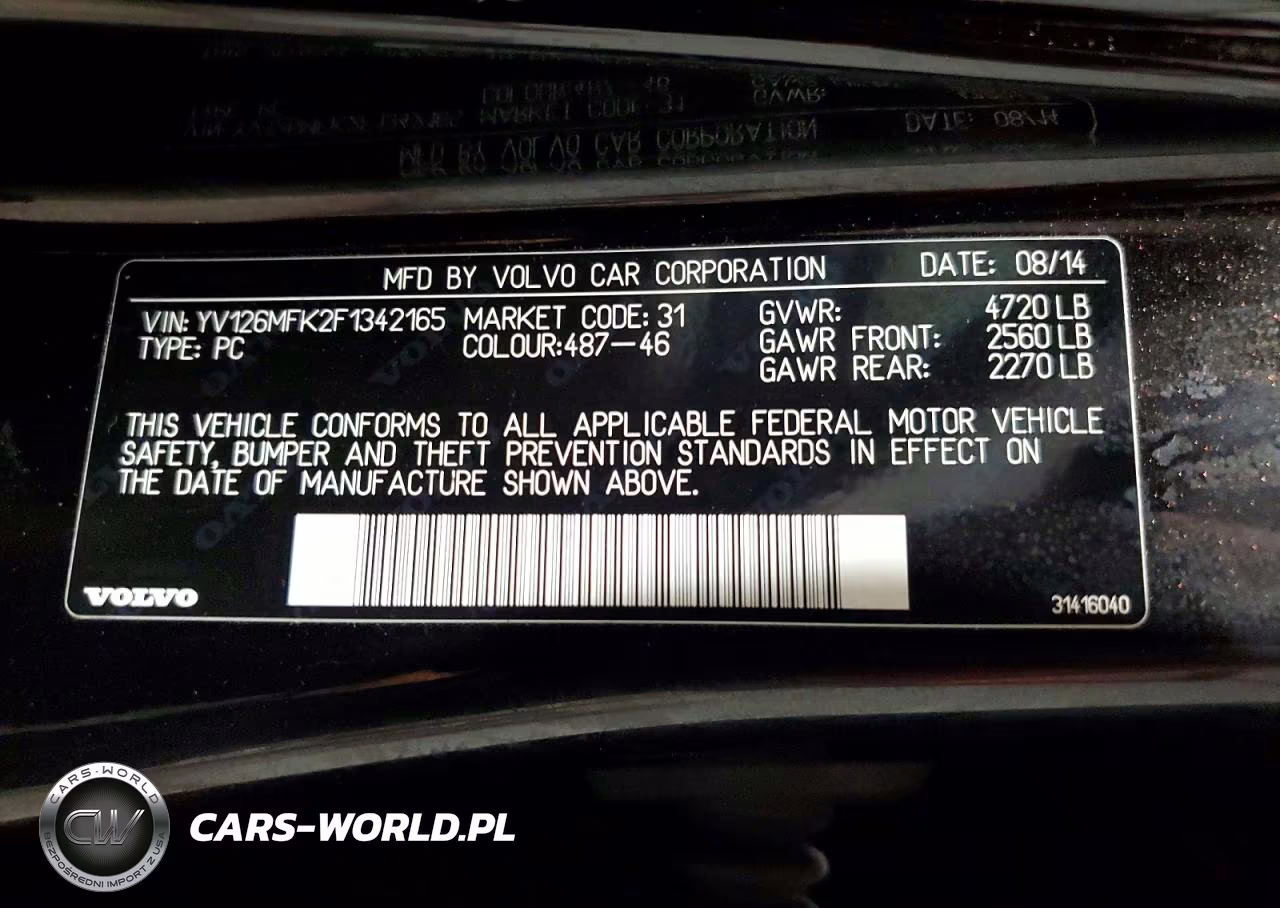 2015 Volvo S60 Premier VIN:YV126MFK2F1342165 - 13