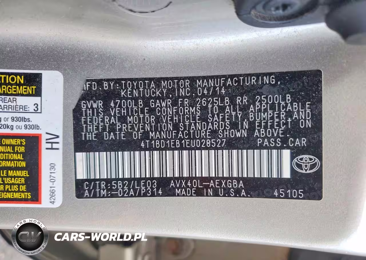 2014 Toyota Avalon Hybrid VIN:4T1BD1EB1EU028527 - 12