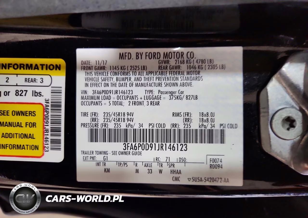 2018 Ford Fusion Titanium VIN:3FA6P0D91JR146123 - 12