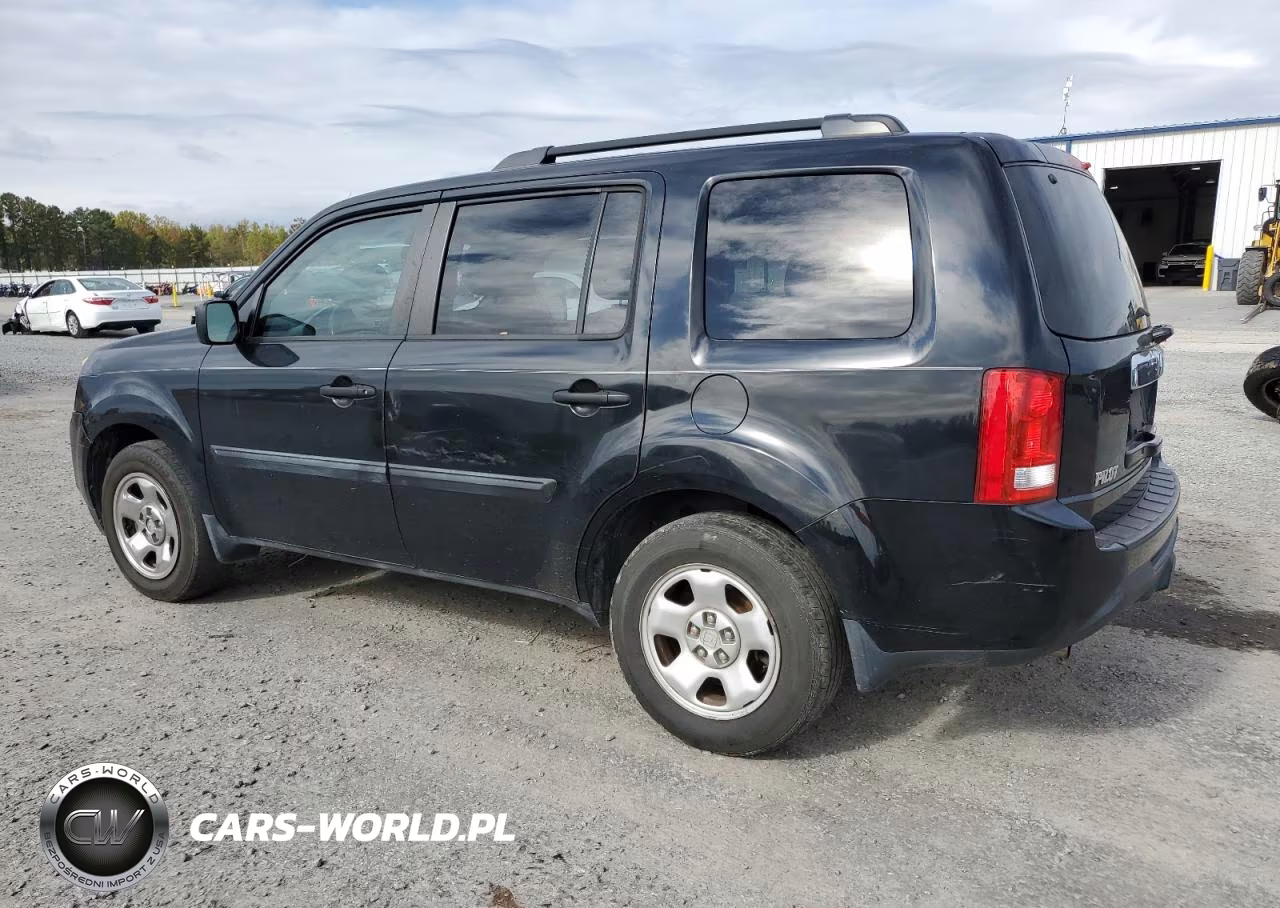2012 Honda Pilot Lx VIN:5FNYF3H28CB026702 - 2