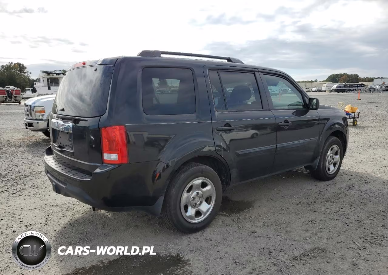 2012 Honda Pilot Lx VIN:5FNYF3H28CB026702 - 3