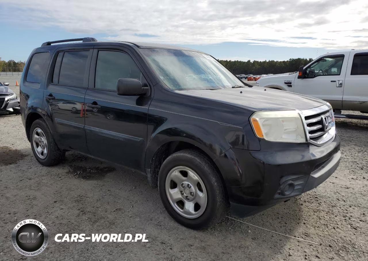 2012 Honda Pilot Lx VIN:5FNYF3H28CB026702 - 4