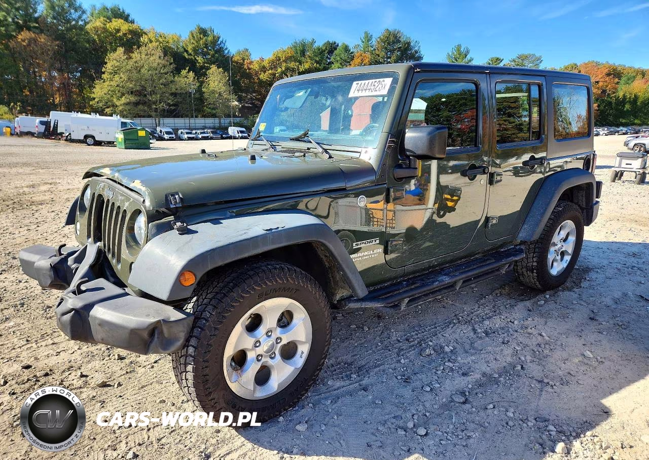 2016 Jeep Wrangler Unlimited Sport VIN:1C4BJWDG8GL136997 - 1