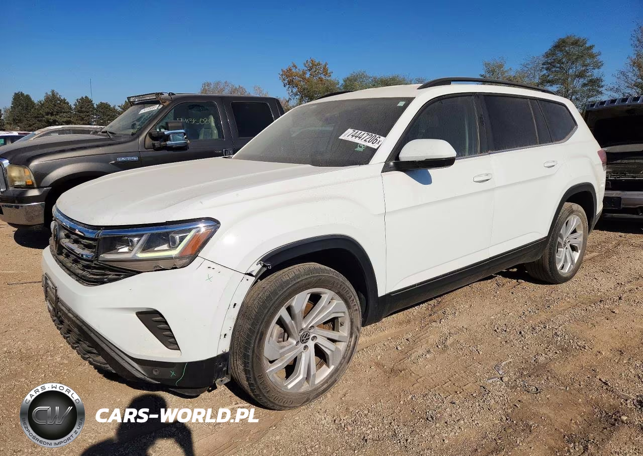 2022 Volkswagen Atlas Se VIN:1V2WR2CAXNC543411 - 1