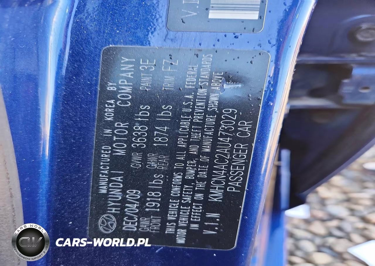 2010 Hyundai Accent Gls VIN:KMHCN4AC2AU473029 - 12