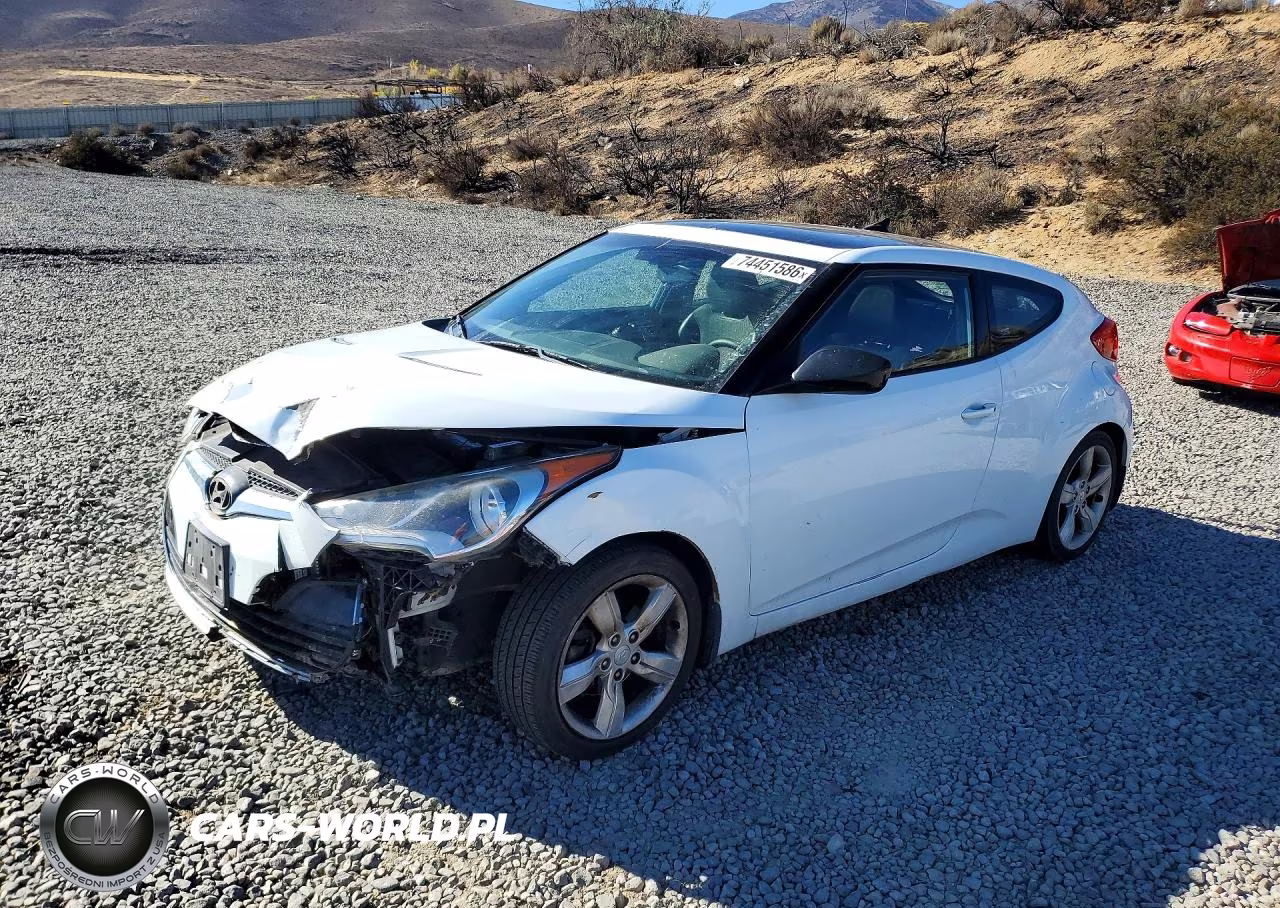 2014 Hyundai Veloster Base VIN:KMHTC6AD7EU195888 - 1