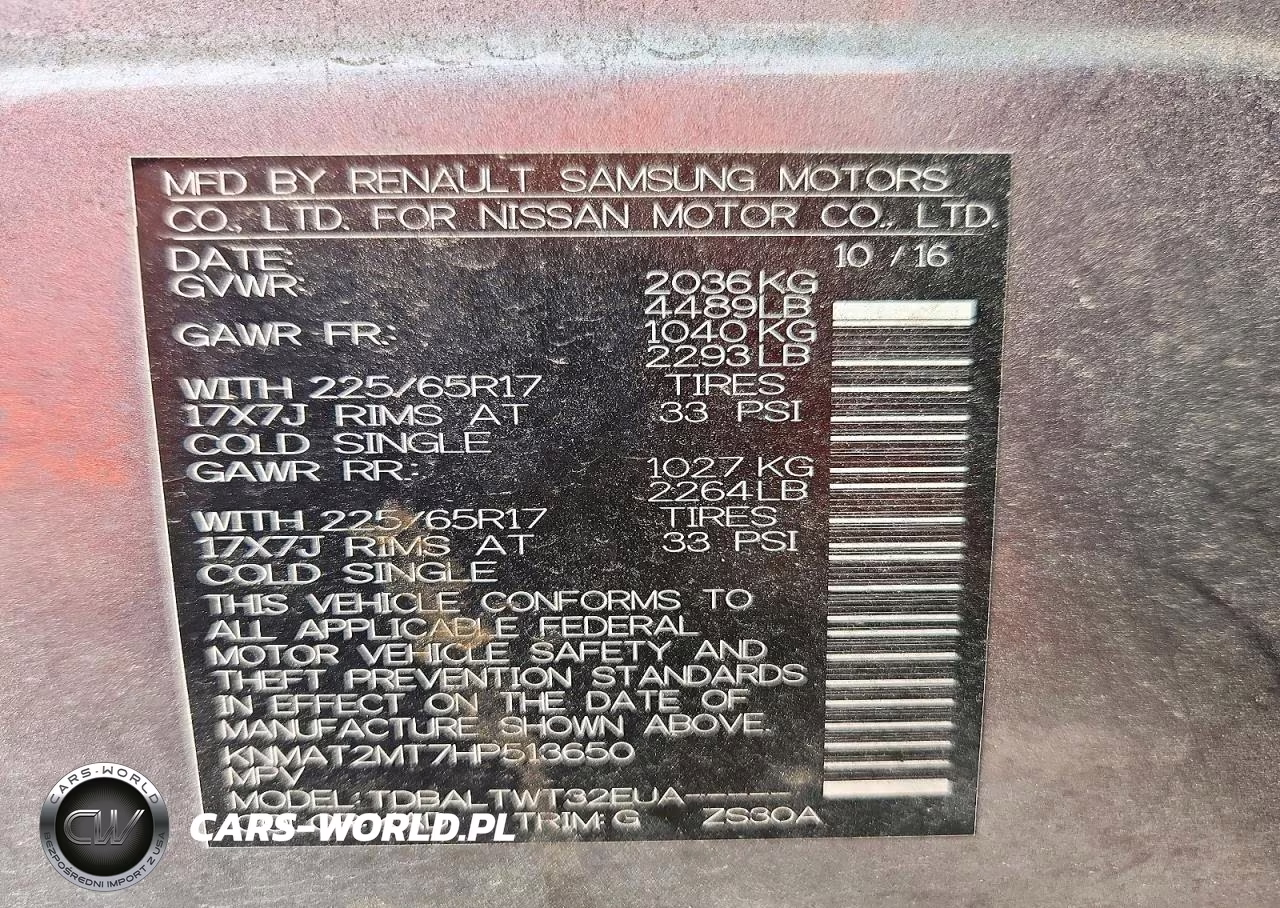 2017 Nissan Rogue Sv VIN:KNMAT2MT7HP513650 - 14