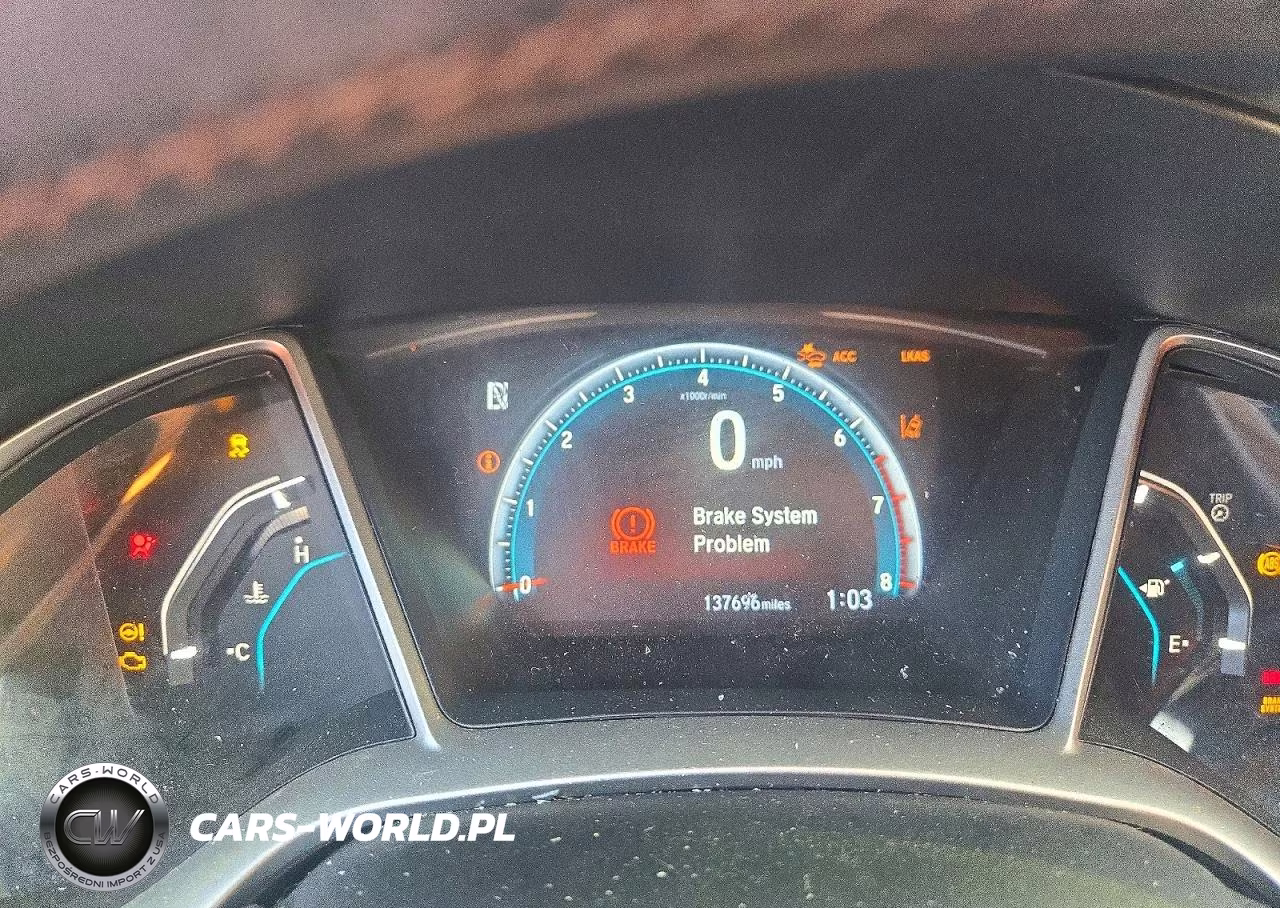 2019 Honda Civic Ex VIN:19XFC1F35KE002345 - 9
