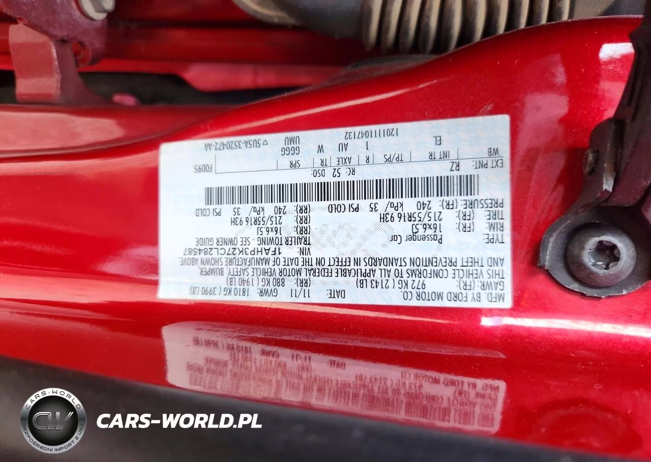 2012 Ford Focus Se VIN:1FAHP3K27CL284587 - 12
