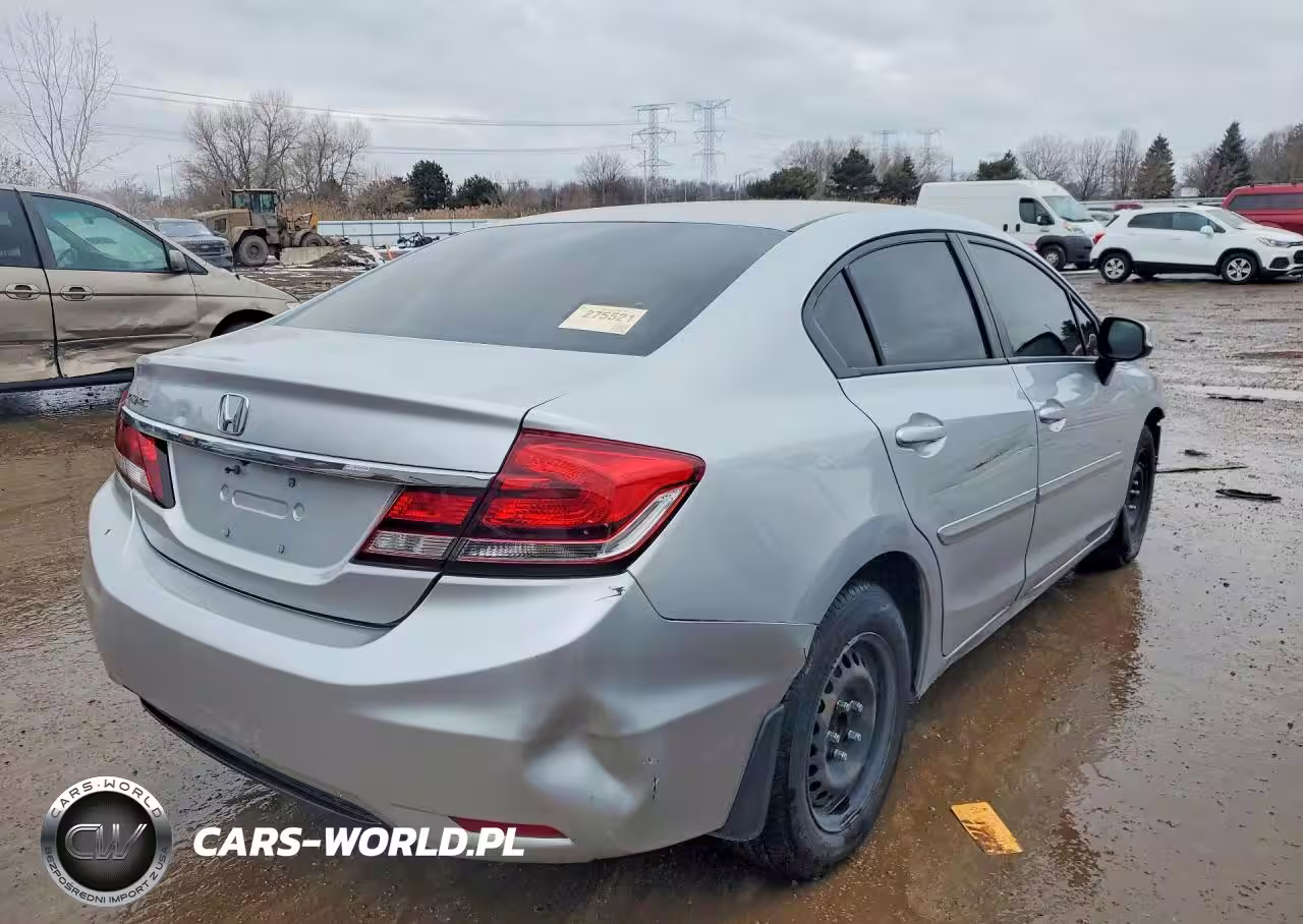 2013 Honda Civic Lx VIN:2HGFB2F56DH572048 - 3