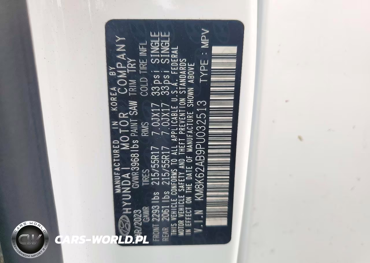 2023 Hyundai Kona Sel VIN:KM8K62AB9PU032513 - 13