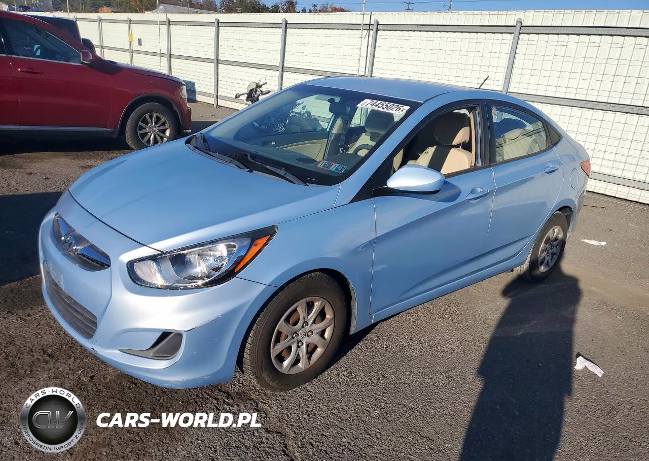 2014 Hyundai Accent Gls VIN:KMHCT4AE3EU714786 - 1