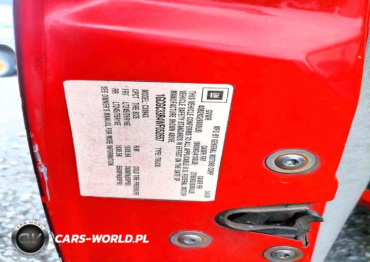 1998 Chevrolet Gmt-400 C3500 VIN:1GCGC33R4WF052657 - 12