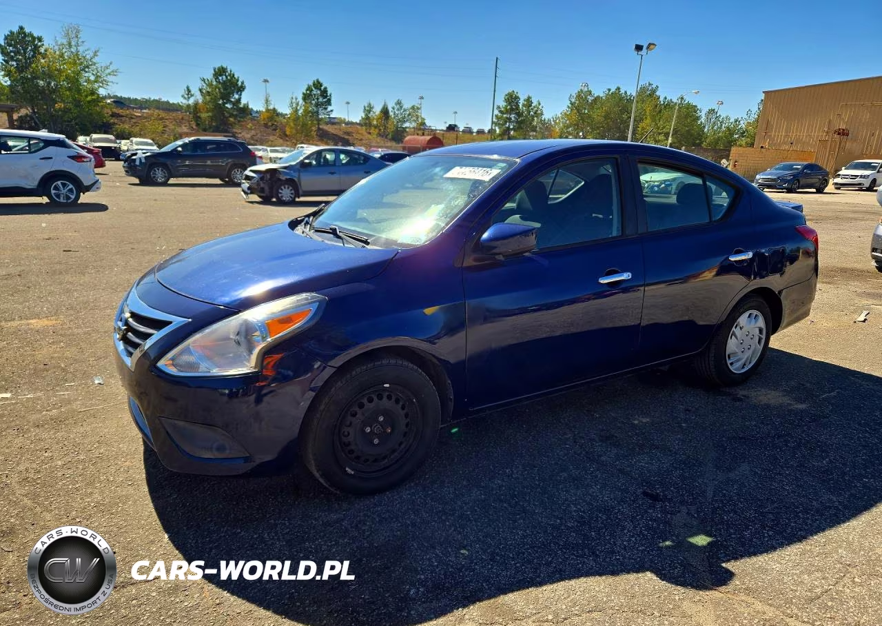 2019 Nissan Versa Sv VIN:3N1CN7AP0KL871914 - 1