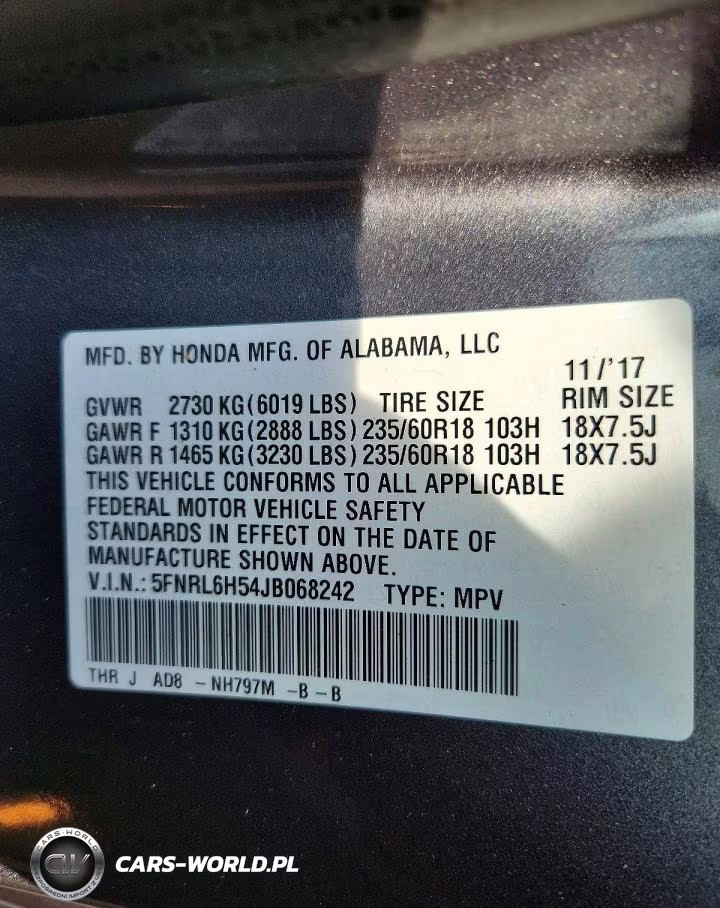 2018 Honda Odyssey Ex VIN:5FNRL6H54JB068242 - 13
