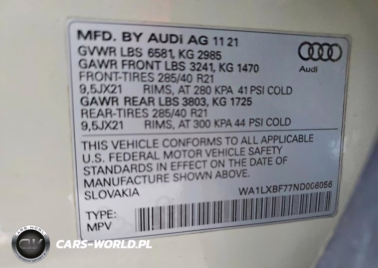 2022 Audi Q7 Premium Plus VIN:WA1LXBF77ND006056 - 13