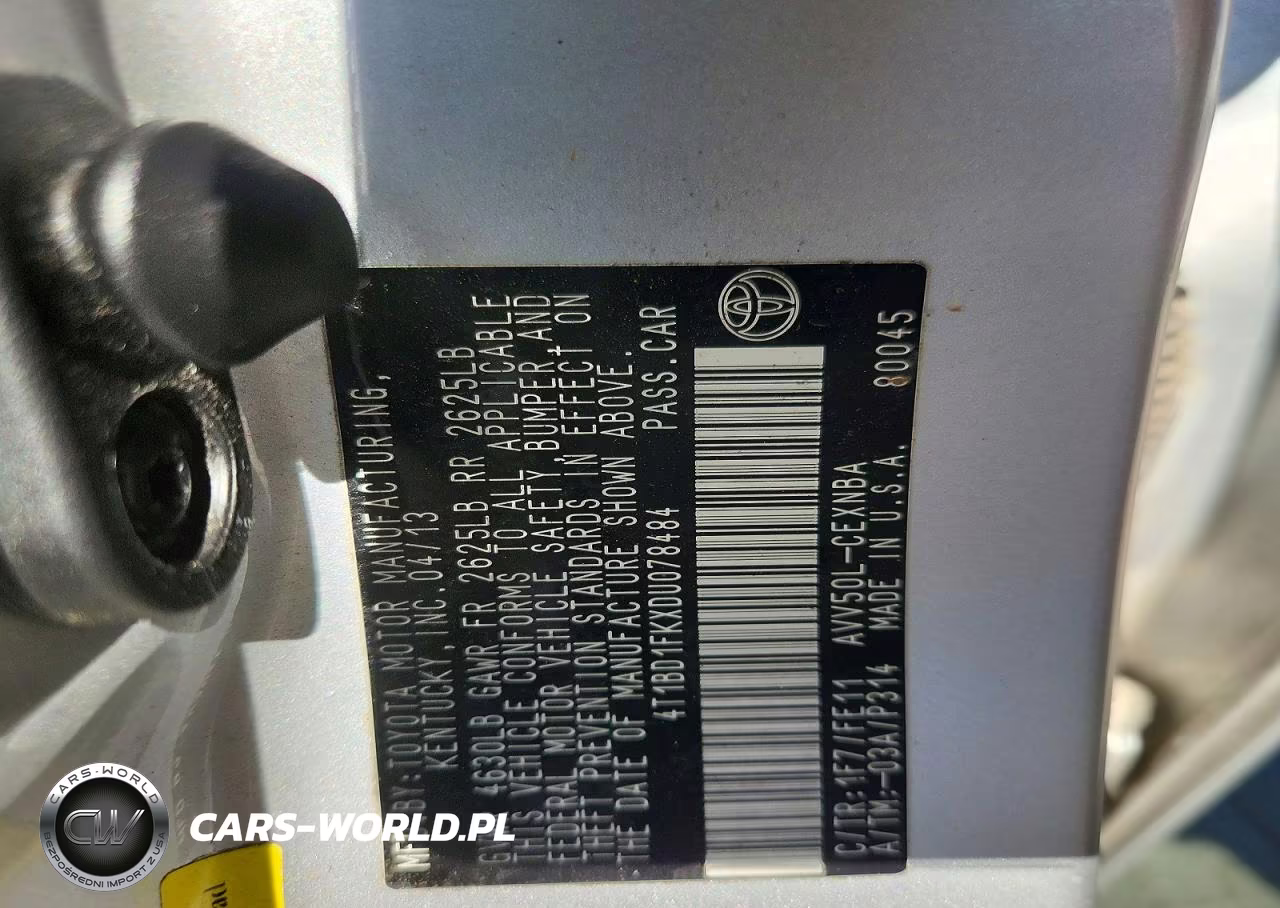 2013 Toyota Camry Hybrid Le VIN:4T1BD1FKXDU078484 - 12
