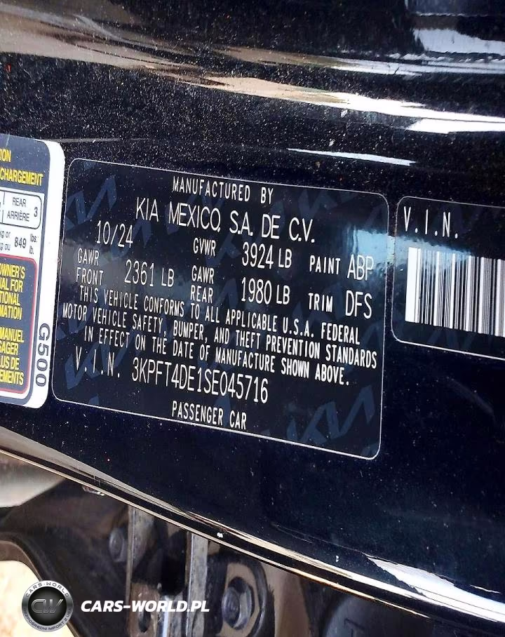 2025 Kia K4 Lxs VIN:3KPFT4DE1SE045716 - 12