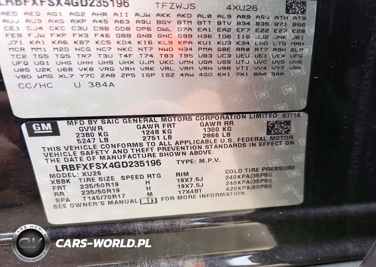 2016 Buick Envision Premium VIN:LRBFXFSX4GD235196 - 13