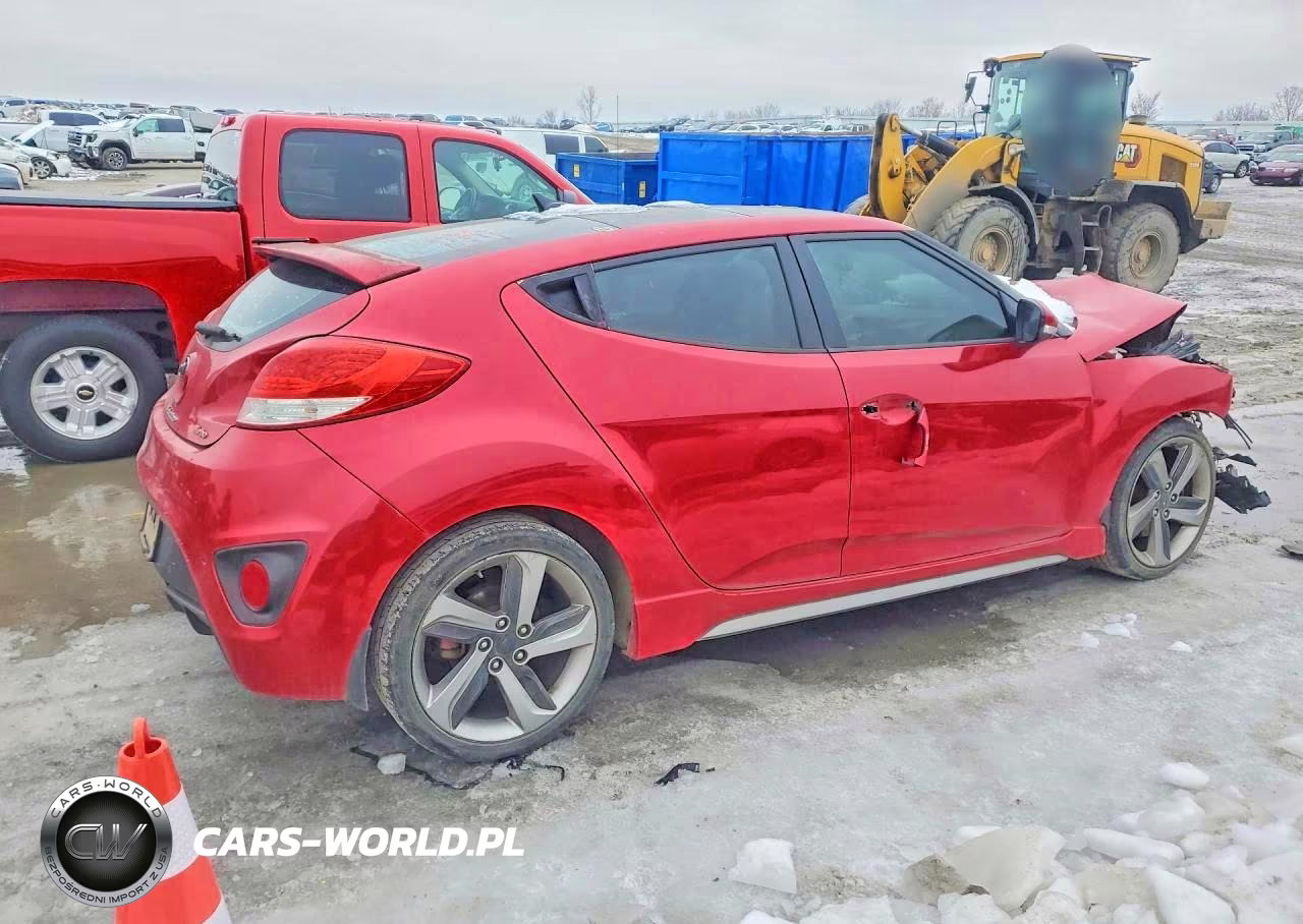 2013 Hyundai Veloster Turbo VIN:KMHTC6AE5DU118248 - 3