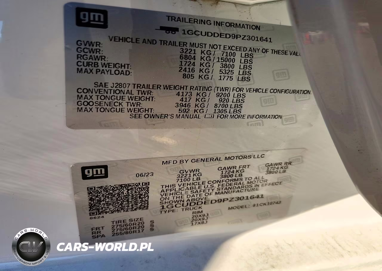 2023 Chevrolet Silverado K1500 Lt VIN:1GCUDDED9PZ301641 - 12